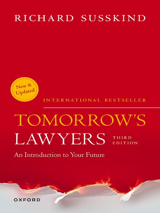 Title details for Tomorrow's Lawyers by Richard Susskind - Wait list